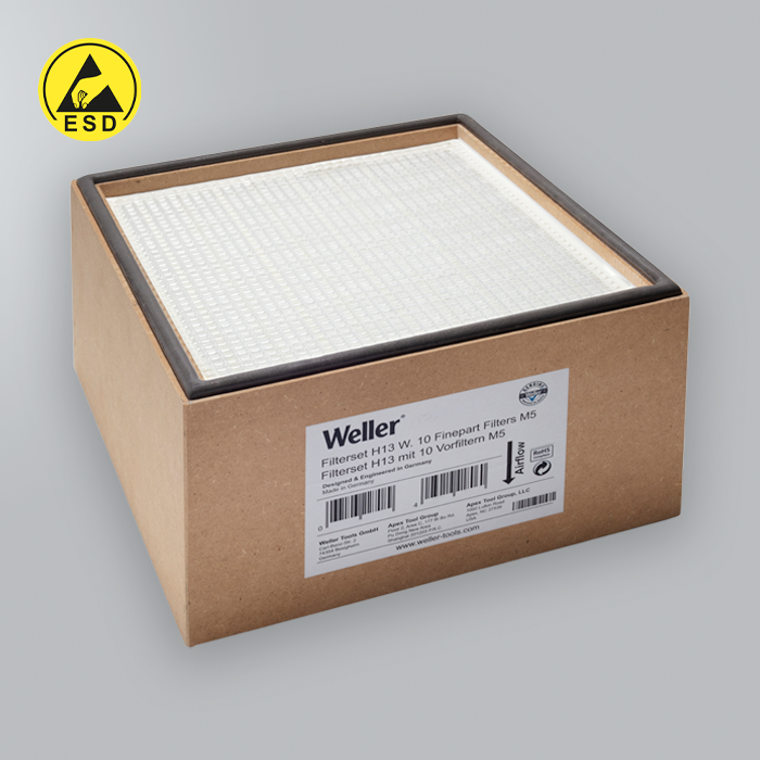 WELLER FILTER SET E12W. 10 FINEPART FILTERS F5 WELLER FILTER SET E12W. 10 FINEPART FILTERS F5